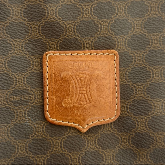 Celine Brown Macadam Small Tote Authentic - Picture 3 of 11